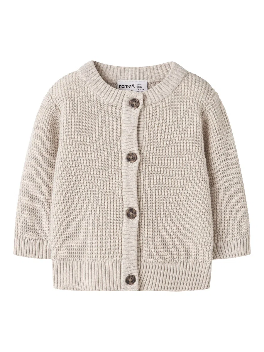 NAME IT Child Strickjacke Waffelstrick | Knitted Cardigan