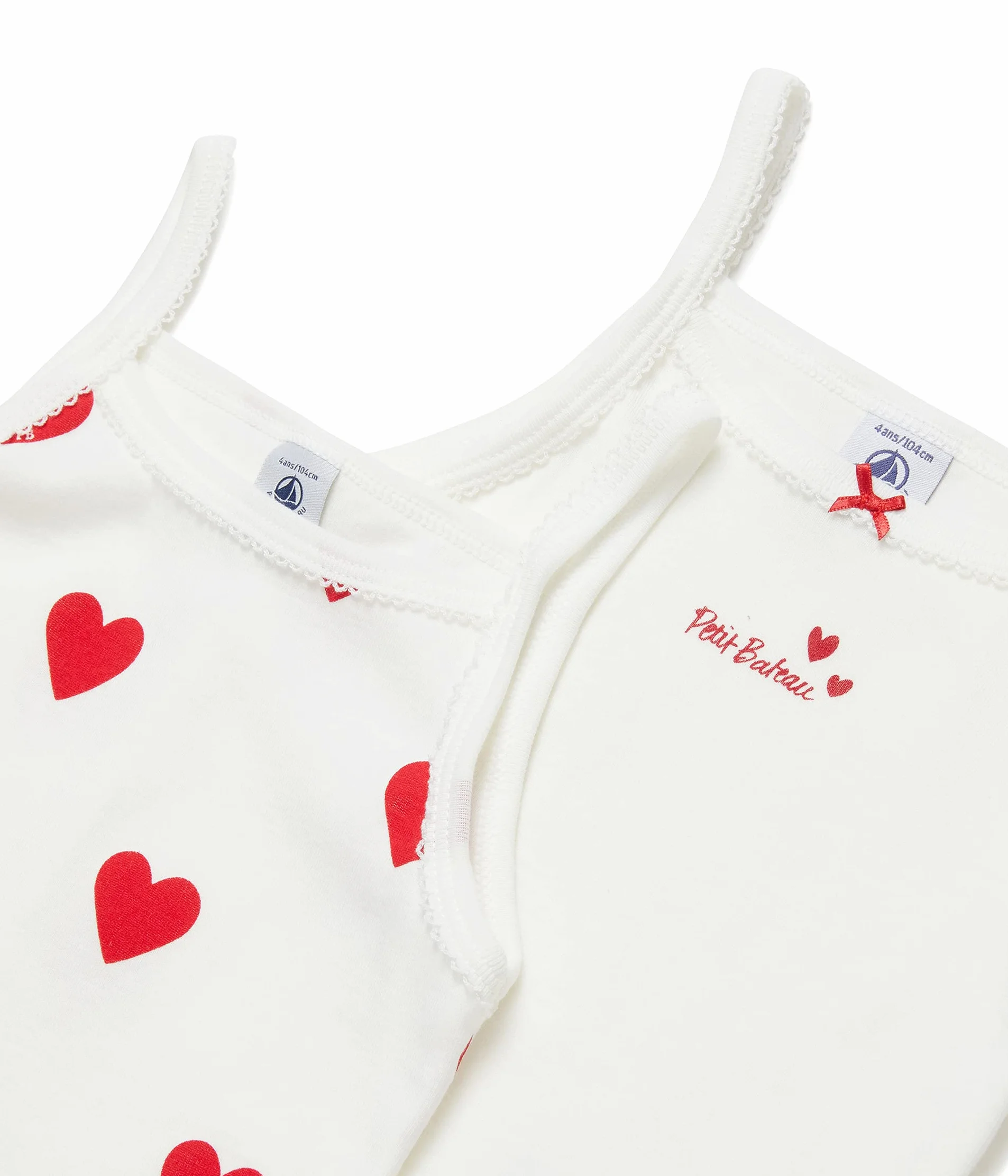 Petit Bateau Mädchen A00fq Hemden aufhängen (2er Pack)