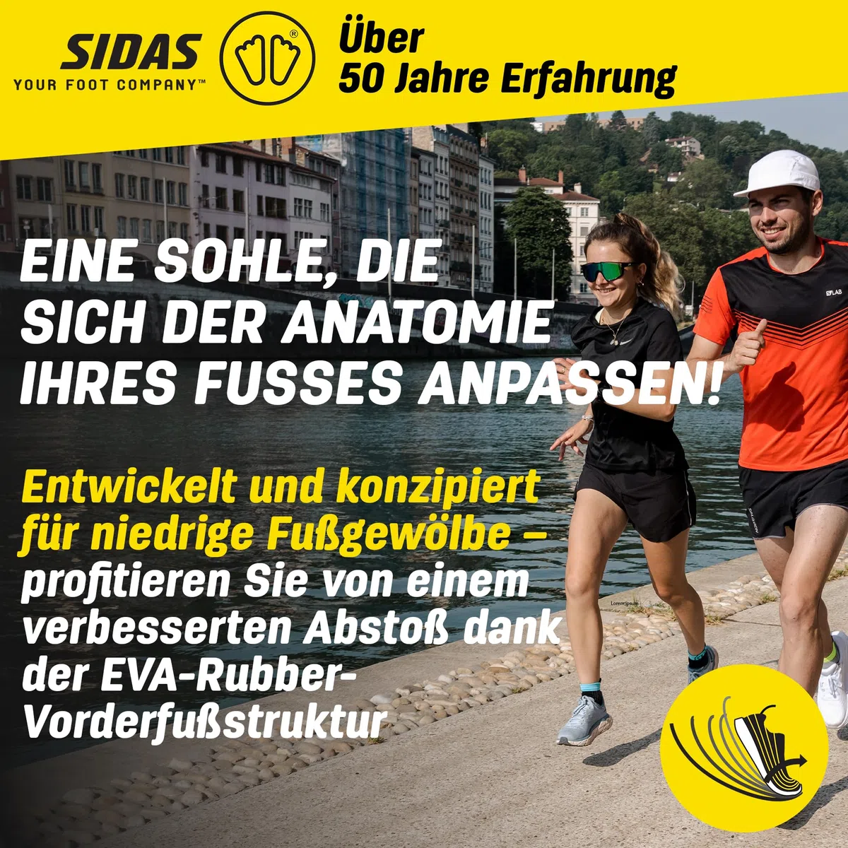 Sidas 3Feet Activ' Low-Einlegesohlen Sohlen