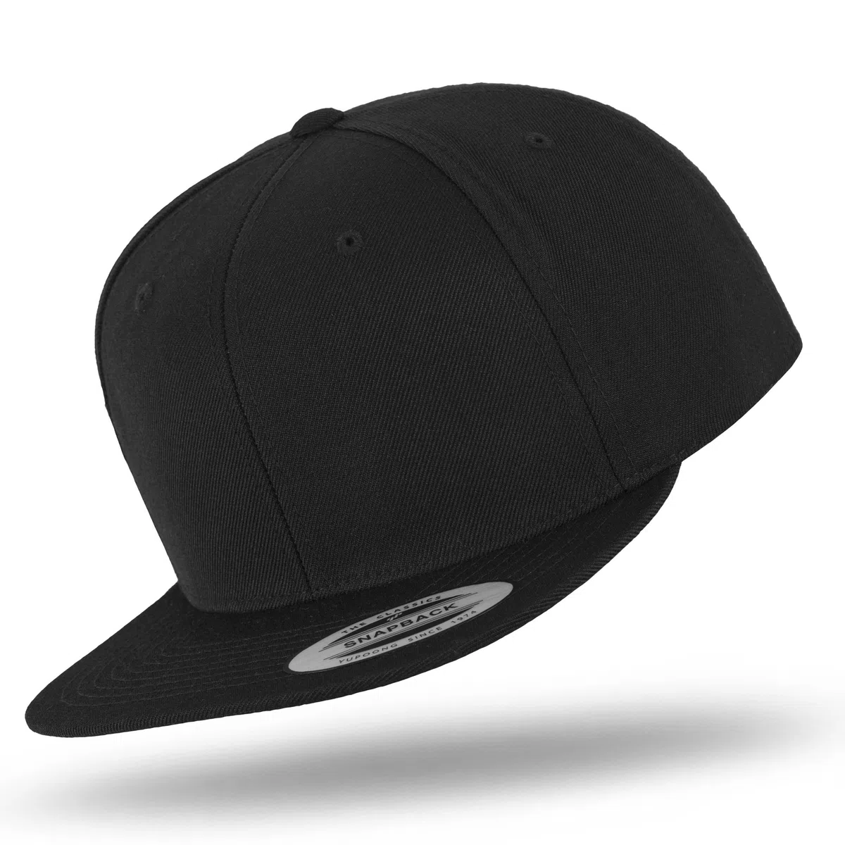 Flexfit Original Snapback Cap Kappe Uni im Bundle mit UD Skull Bandana in vielen Farben