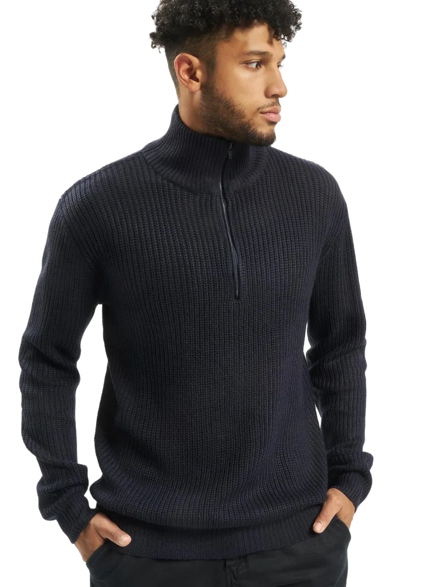 Brandit Marine Pullover Troyer, Verschiedene Farbvarianten, Größen S (46/48) bis 5XL (64)