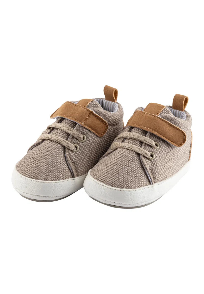 Sterntaler Baby Schuhe - Sneaker aus Canvas mit Kunstleder - Kleinkind Sommer Schuhe mit Klettverschluss und rutschfester Sohle - Babyschuhe für Jungen