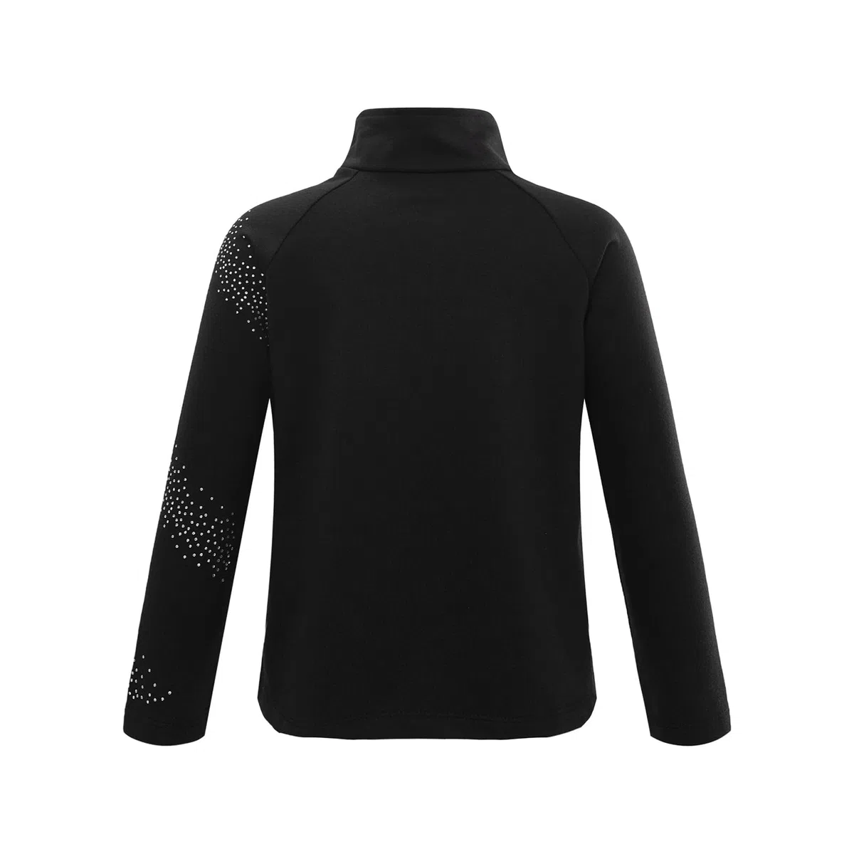 iiniim Mädchen Eiskunstlauf Jacke Sweatjacke Sport Jacke mit Strass Trainingsjacke Mantel Oberteile Eislaufen Training Wettbewerb Tanzkostüm