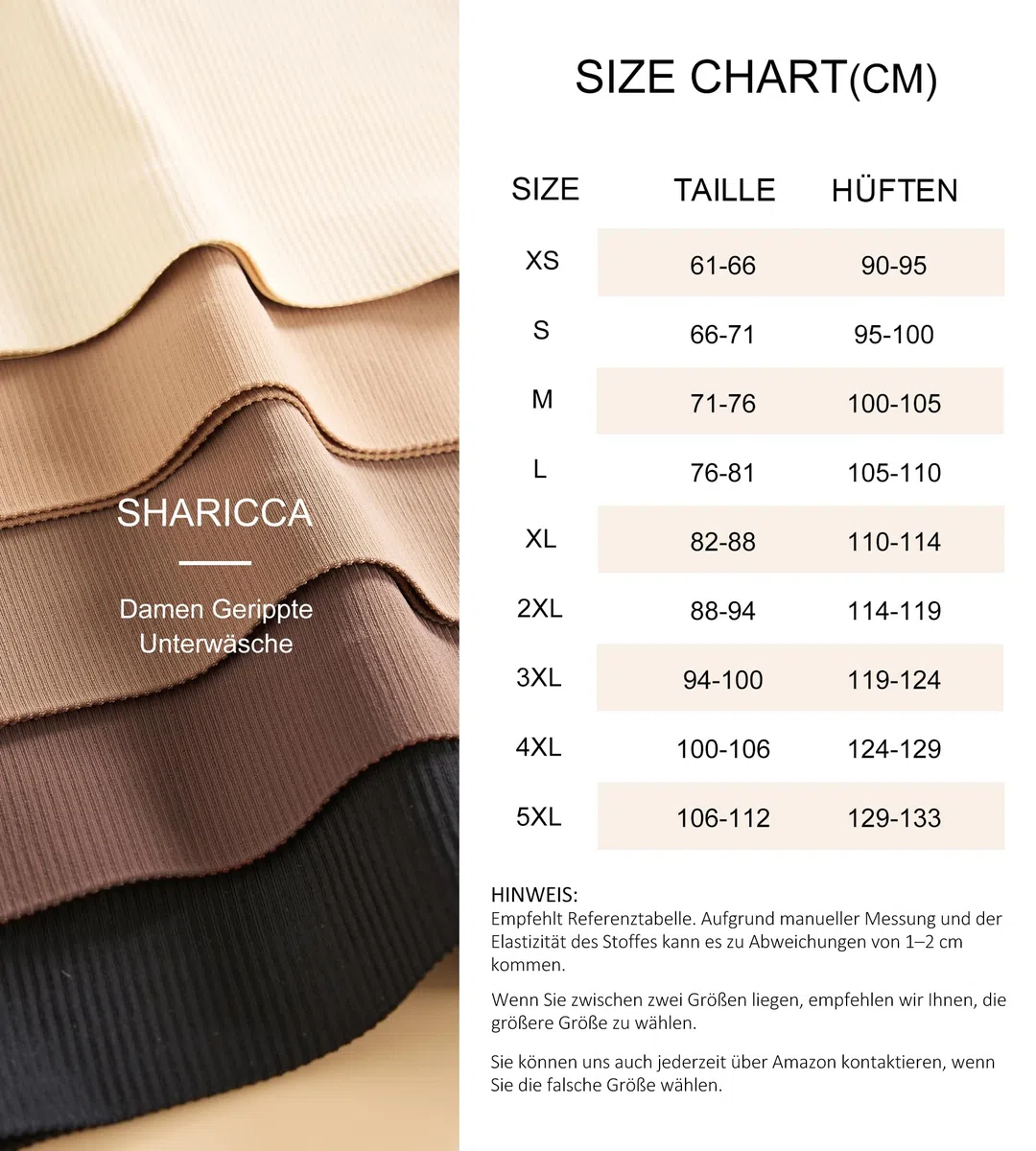 SHARICCA Nahtlos Slips Unterwäsche Damen Hohe Taille Bequeme Seamless Hipster Slips No Show Unterhosen Damen Panties Mehrpack