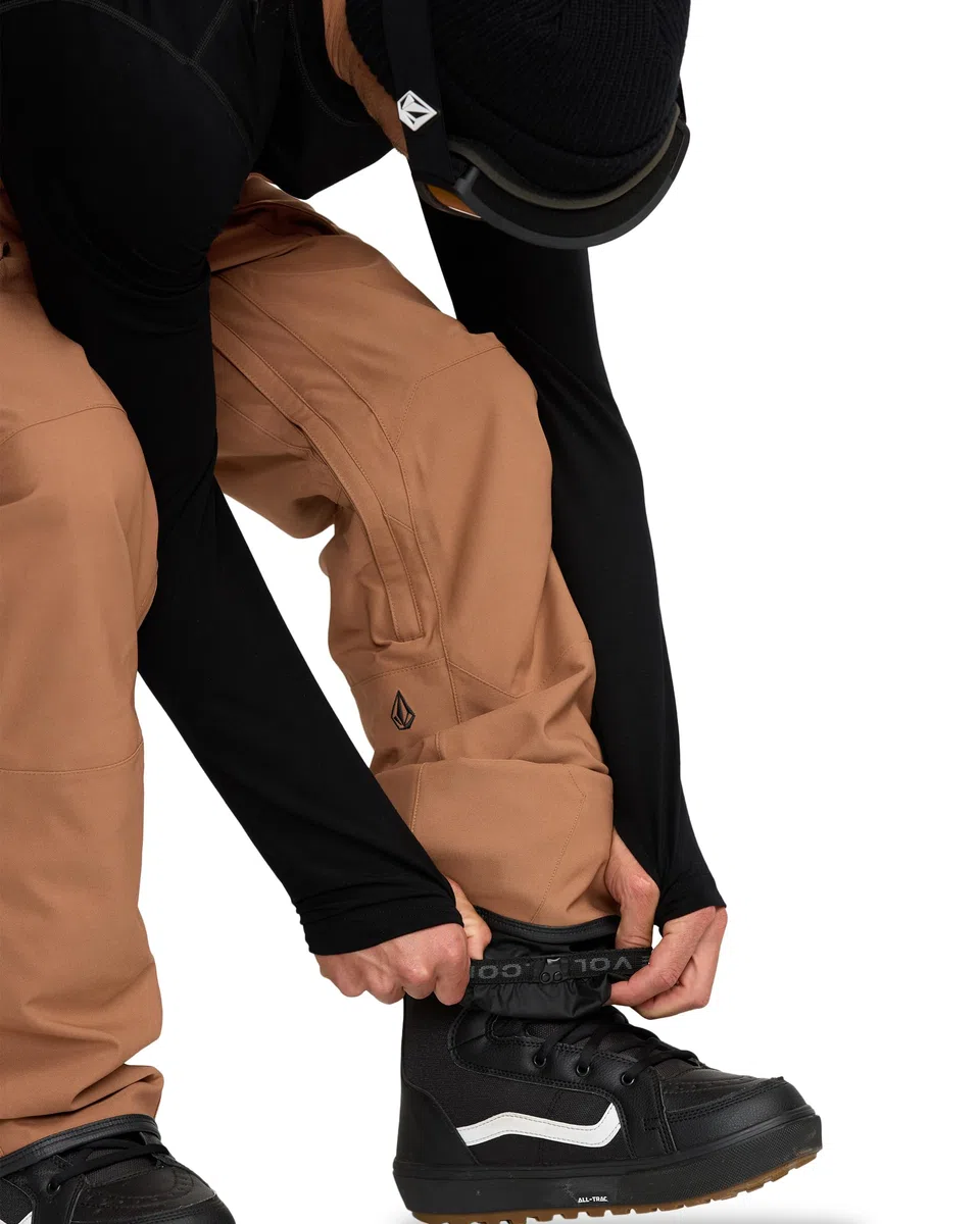 Volcom Herren Roan Bib Overall Snowboardhose – 15k wasserdichte 2-lagige Repreve-Fasern