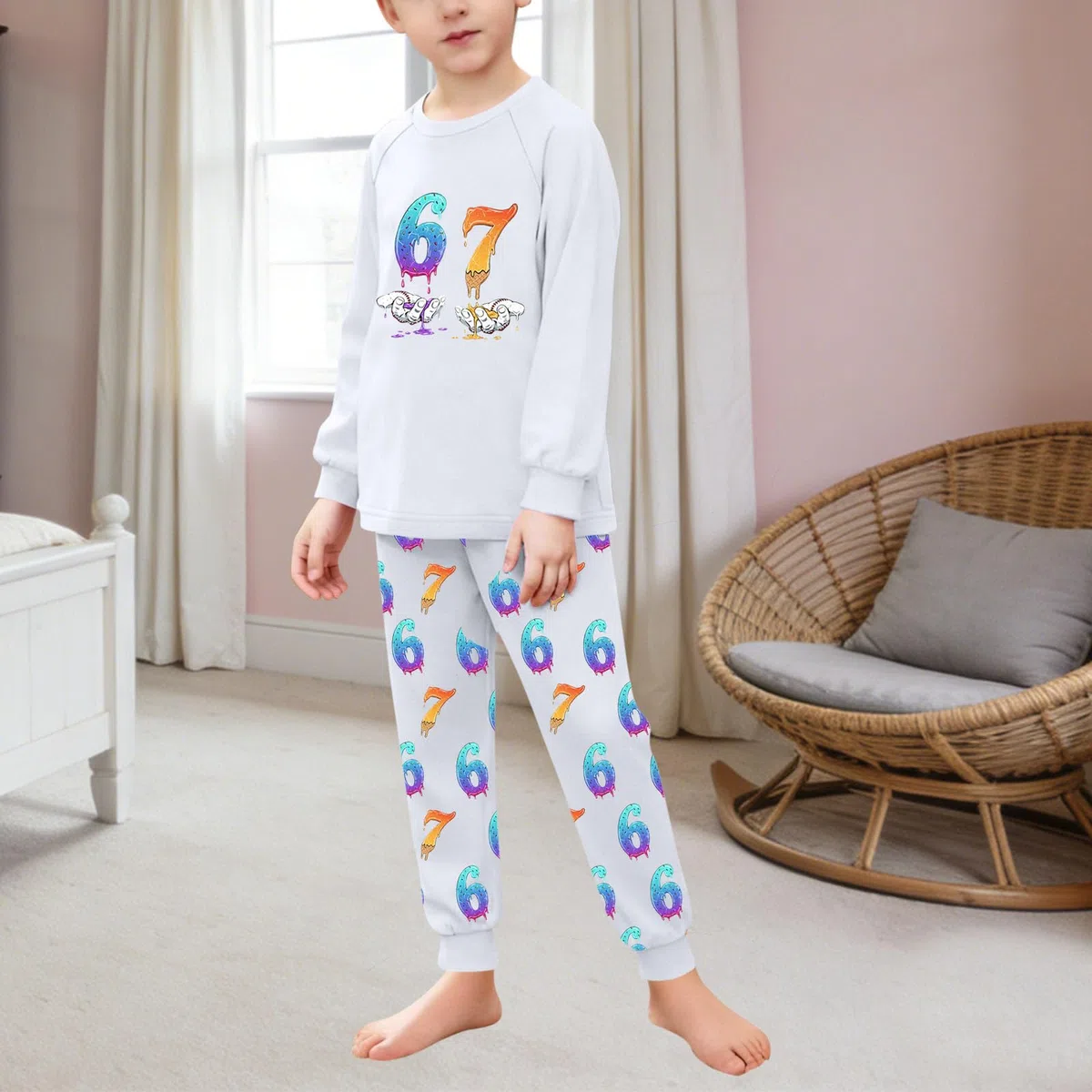 Jogginganzug Kinder mit 67 Drucke Trainingsanzüge für Jungen 2 teiliges Set Rundhalsausschnitt Kapuzenpullover und Jogginghose Set Frühling/Herbst Jogginganzüge Mode Lässige Trainingsanzug 5-16 Jahre