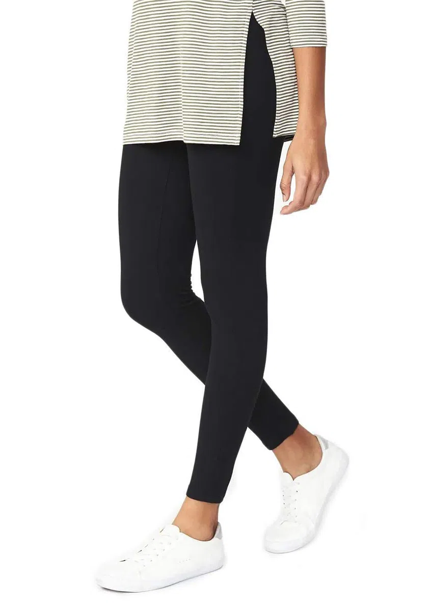 Leggings Damen Baumwolle Blickdichte Leggins Hose