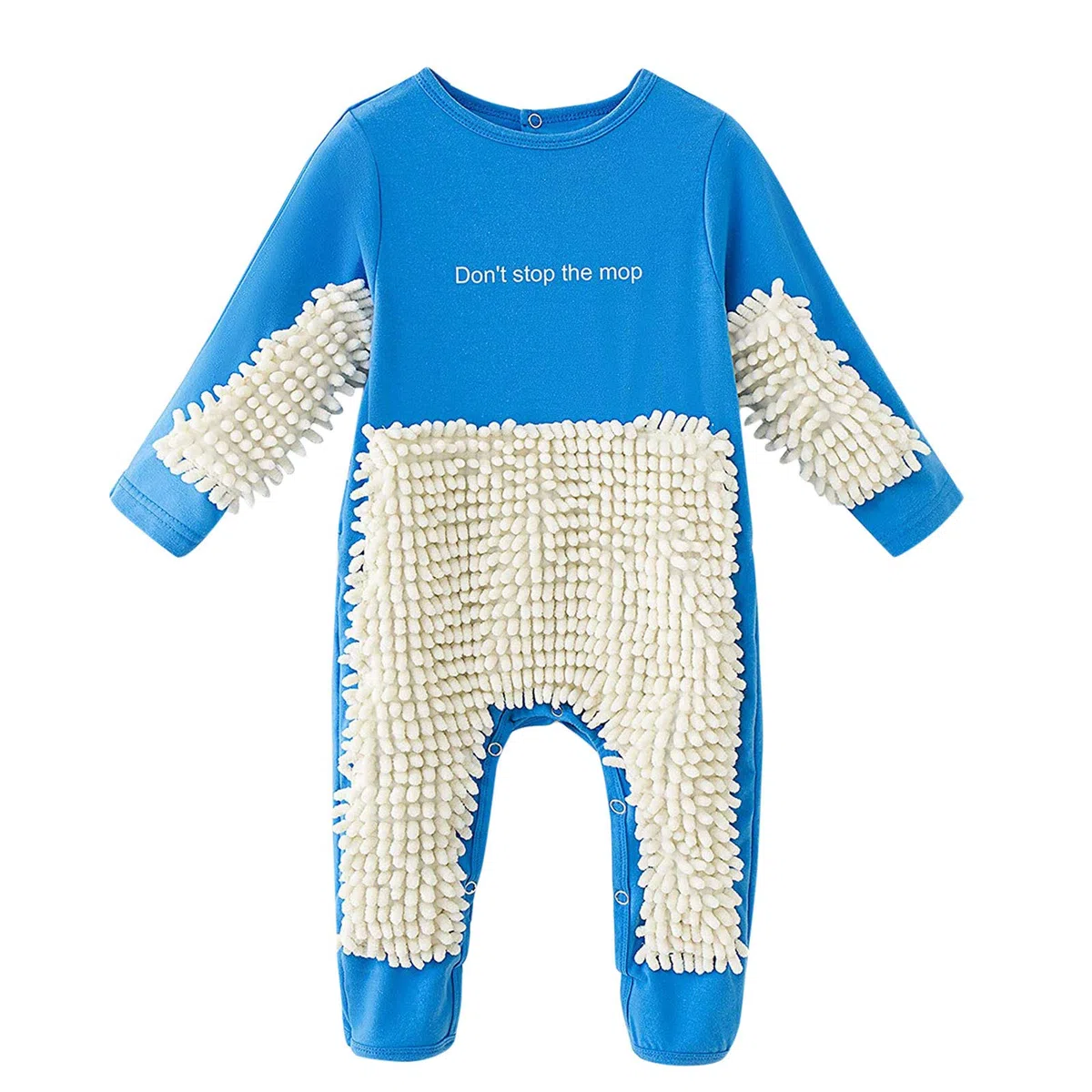 Baby Mädchen Jungen Krabbelstrampler Langarm Baby Floral Mop Design Jumpsuit