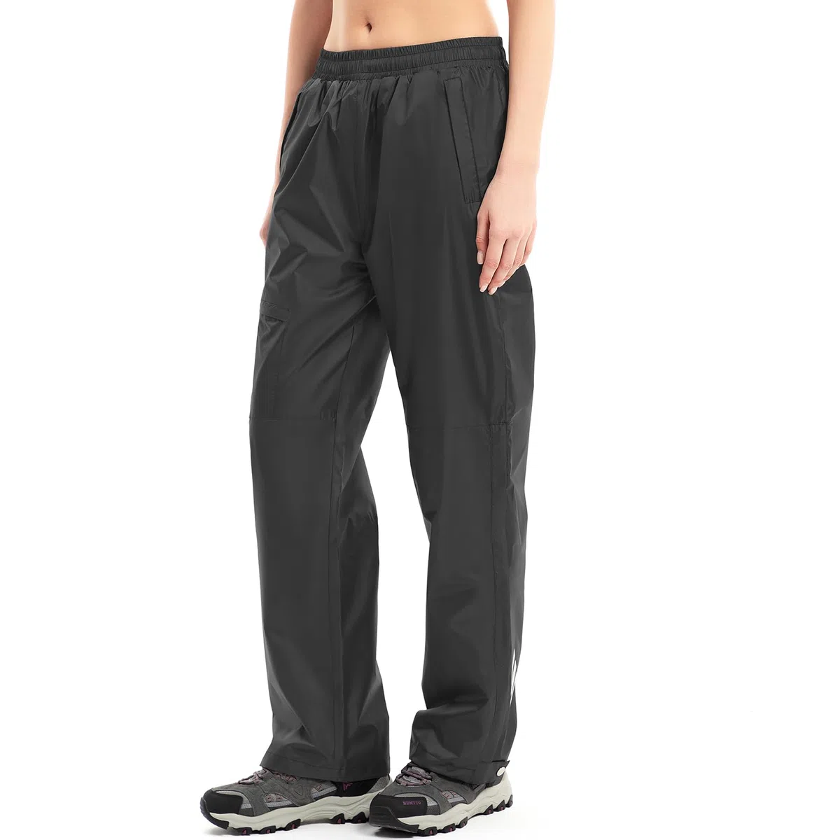Regenhose Damen Wasserdicht Atmungsaktiv Leicht Fahrrad Überziehhose Winddicht Wanderhose Outdoor Trekkinghose Arbeitshose