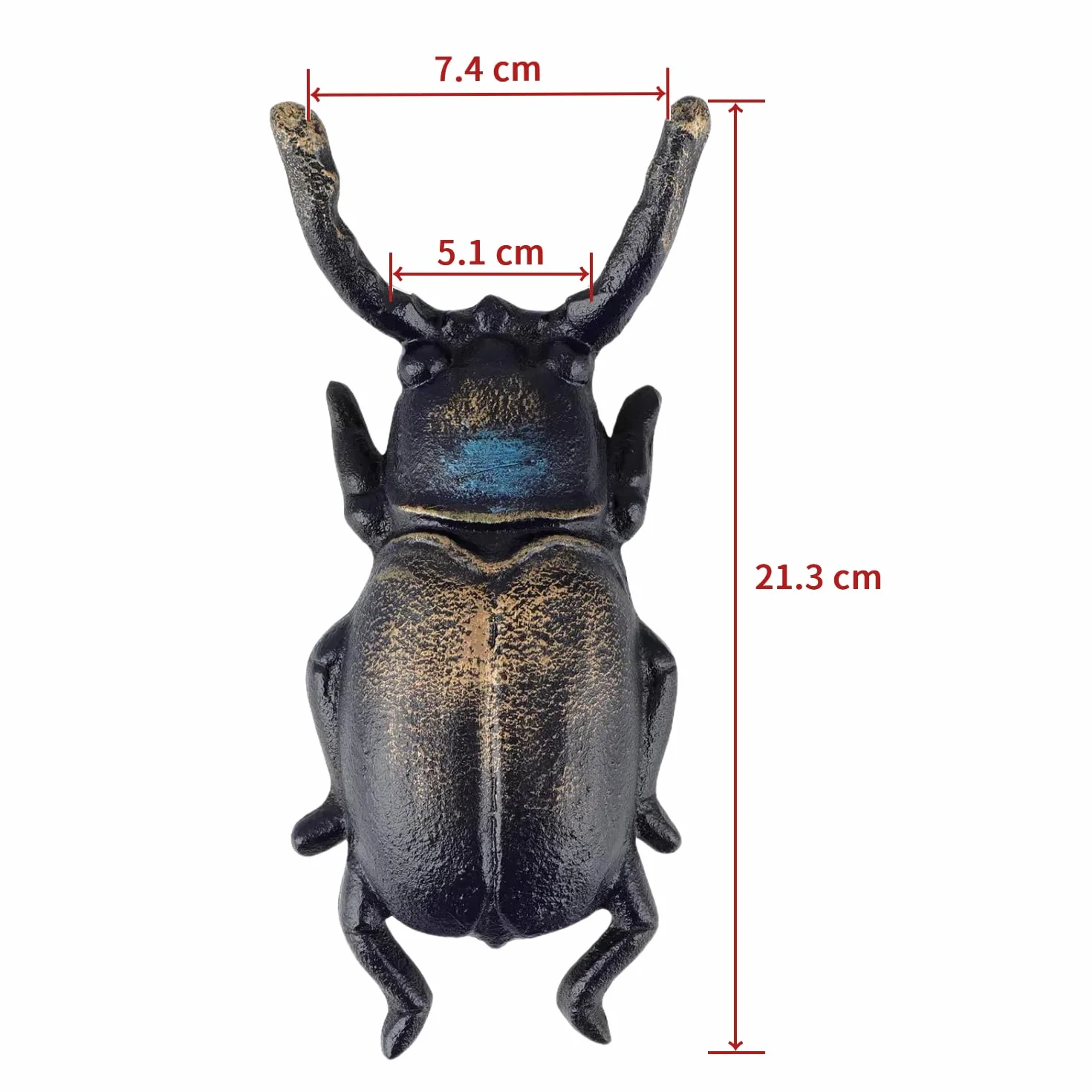 Beetle Schuhentferner, robuster Gusseisen-Stiefelwagenheber, Coleoptera Gummistiefelzieher zum Entfernen von schlammigen Gummistiefeln und Stiefeln
