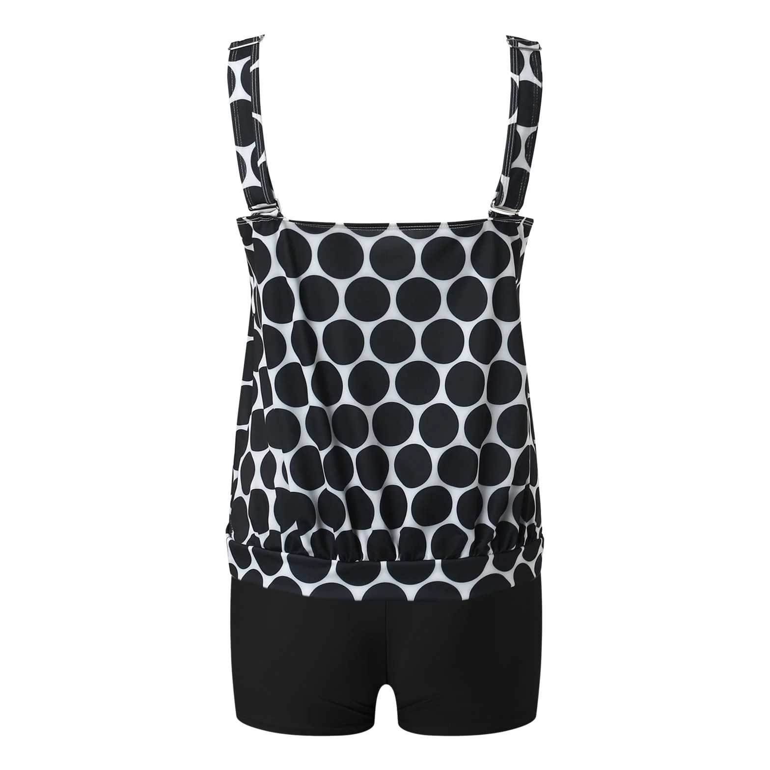 Sport Badeoverall Damen - Sexy Schlankheits Schwimmanzug mit Retro Einteilige Bademode Monokini Bauchweg Konservativ Badeanzug mit Bein Push-up Bikini Elegant Grace
