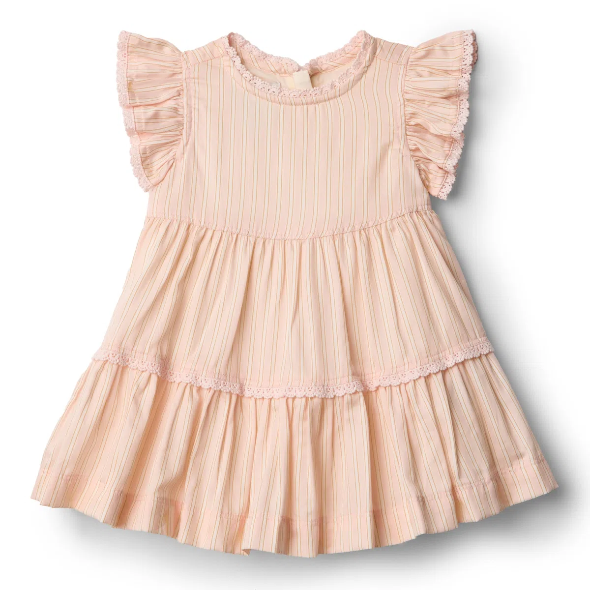 Amazon Essentials x Sofia Grainge Baby und Mädchen Lässiges Kleid aus gewebtem Baumwollsatin im Fit-and-Flare-Schnitt