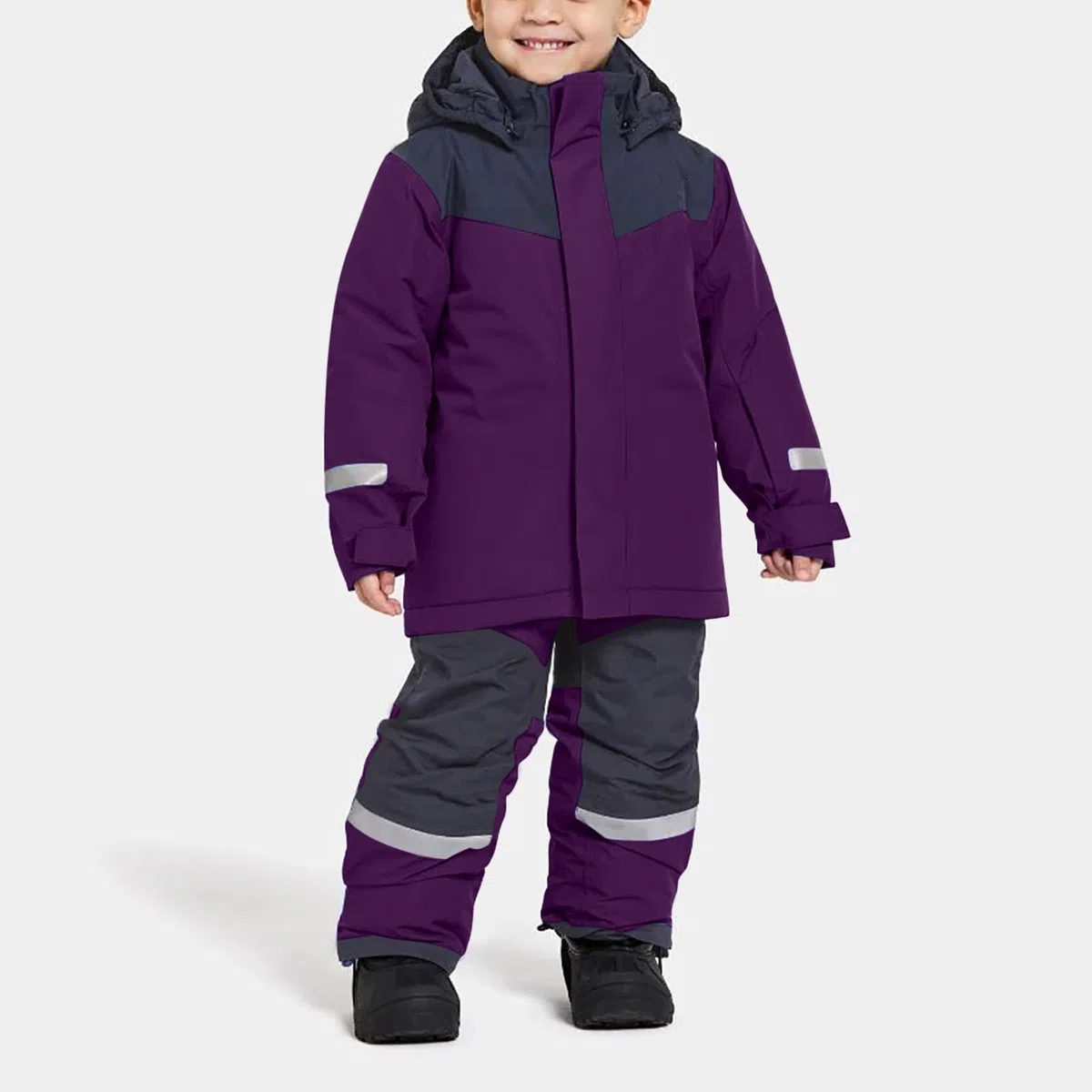 YAOJIWANG Skianzug Jungen Mädchen Skioverall Kinder Skifahren Bekleidung Unisex Winter Skijacke Wasserdichte und Winddicht Warme Kapuzenjacke Farbblocking Schneeanzug Outdoor Fleecejacke