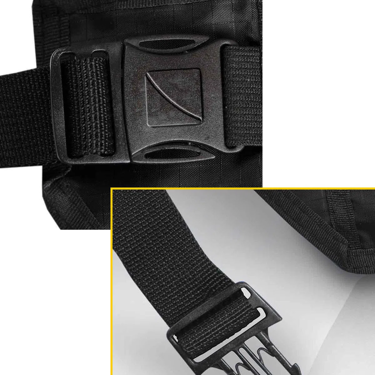 Travel Blue Sicherheits-Bauchtasche Damen & Herren - Hochwertige Polyester, Wasserabweisende Bauchtasche mit 2 großen Fächern Weich & Hautfreundlich - für von Bargeld, Reisepass (Black)