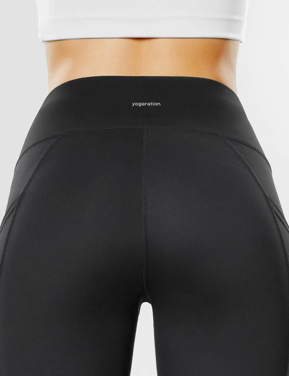 Yogaration Leggings Damen Lange High Waist Alltag, Yogahose Damen Lang mit Taschen, Sporthose Laufhose Activewear Wolkenweich für Damen Blickdicht, Bauchweg, Gebürstet