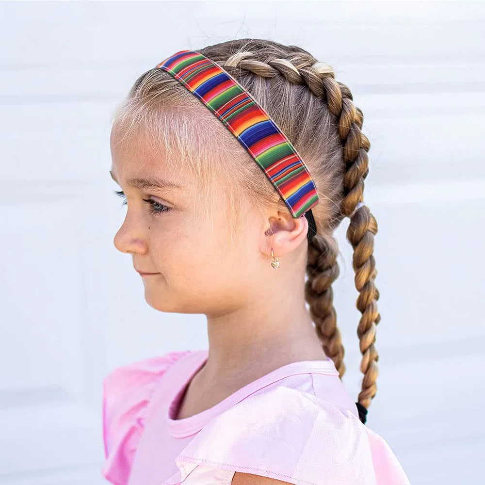 Haarbänder Mädchen, 6 Stück Mädchen Stirnbänder, Mädchens Dehnbare Stirnbänder für Teenager Kinder Party Begünstigt Geschenk, Süßes Haar Accessoires