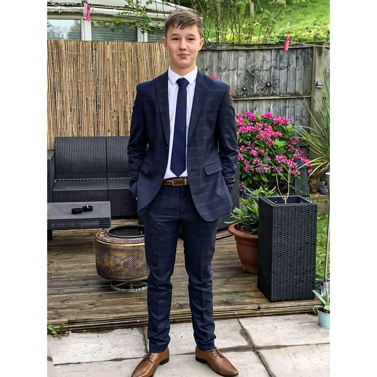 XZQTIVE Junge Ratsche Ledergürtel Easy Slid Klick Schnalle Auto Gürtel für Kinder Schule Uniform Kleid Jeans