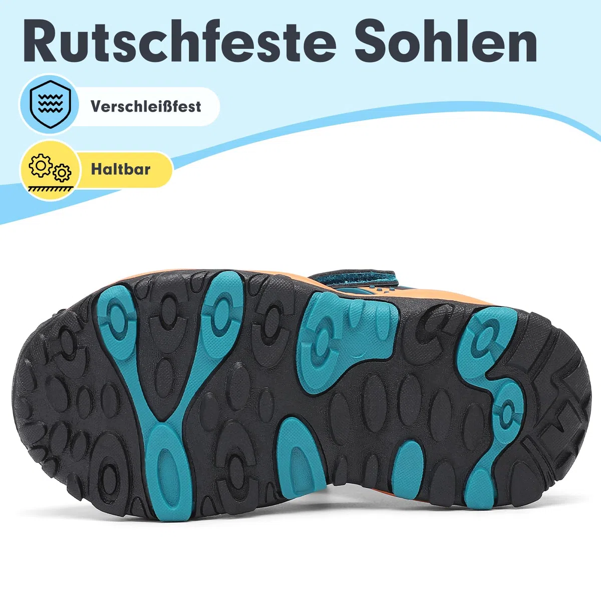 Mishansha Geschlossene Jungen Sandalen Sommer Atmungsaktiv Gr.24-39 | Geschlossen, Kinder Sommerschuhe, Trekkingsandalen, Outdoor, Rutschfest