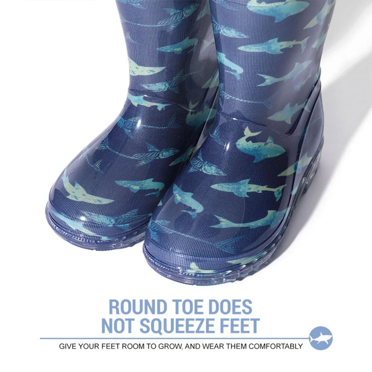 ENEN Gummistiefel Kinder Gr 23-32, Gummistiefel Mädchen und Jungen Wasserdichte Regenschuhe Kleinkind Leicht Bequeme für Kindergarten, Schule, Outdoor