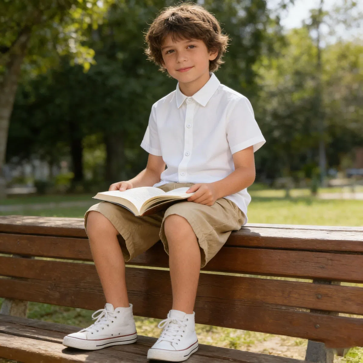 kids4ever Jungen Kurzarm Hemden Button Down Kinderhemd Casual Sommer Freizeithemd für 2–10 Jahre