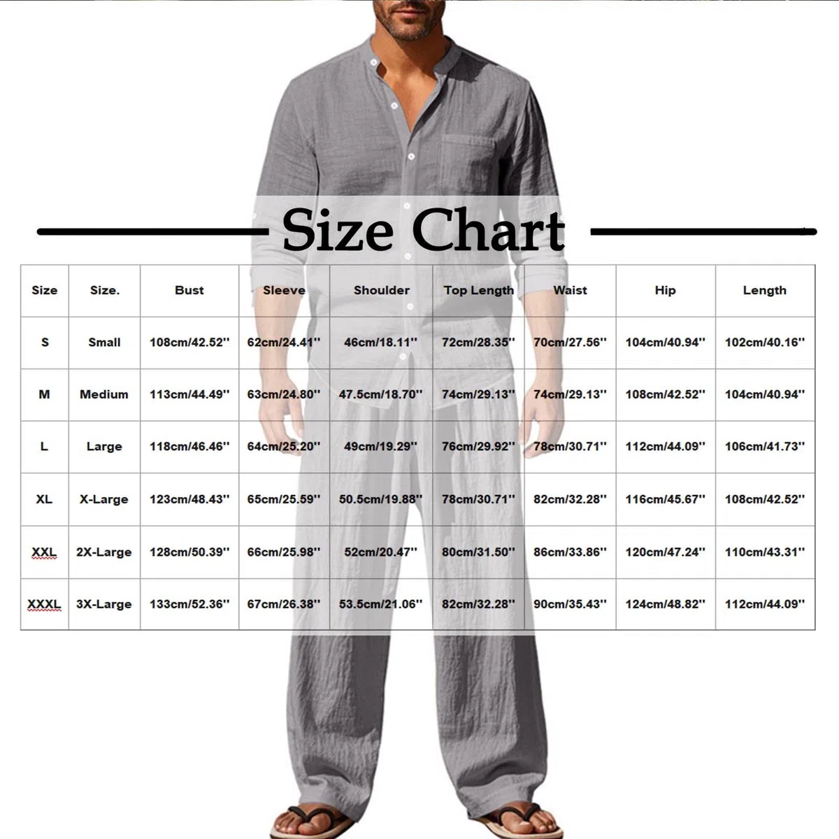 EMATOP Leinen Outfits Herren Sommer Leicht Sportanzug Lässiges Einfarbig Jogginganzug Baumwolle Leinen Tracksuit Casual 2 Teiliges Sommerhemd und Lang Hosen Freizeitanzug Zweiteiler Workout Set