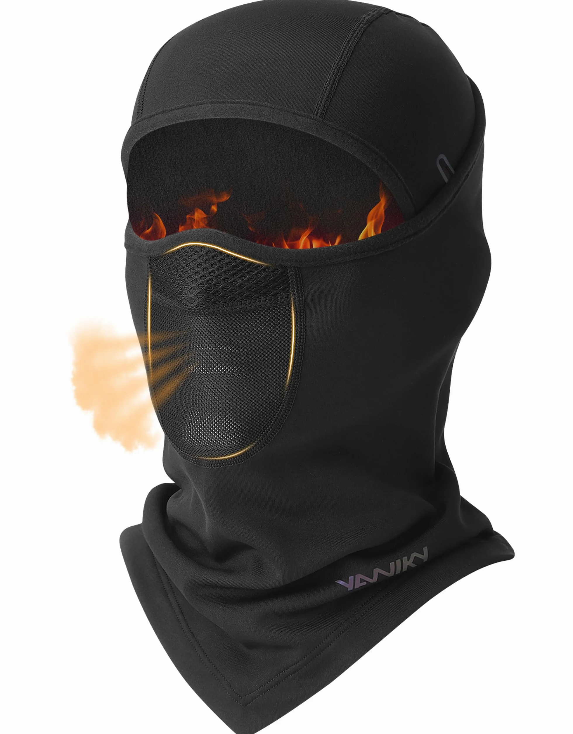 YANIKY Sturmhaube Winter Balaclava Skimaske für Herren und Damen, Winddicht Warm Gesichtshaube Atmungsaktiv Gesichtsmaske für Radfahren, Skifahren, Motorrad, Outdoorsports