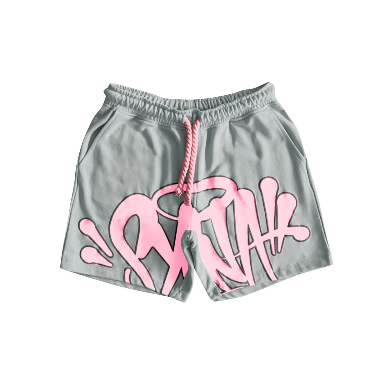 SW Shorts and T Shirt Set Sommer Outfit Herren 1/2-Teiliges Trainingsanzug Set Y2K Hip Hop Streetwear Casual Leicht Sportanzug Tracksuit mit Tasche