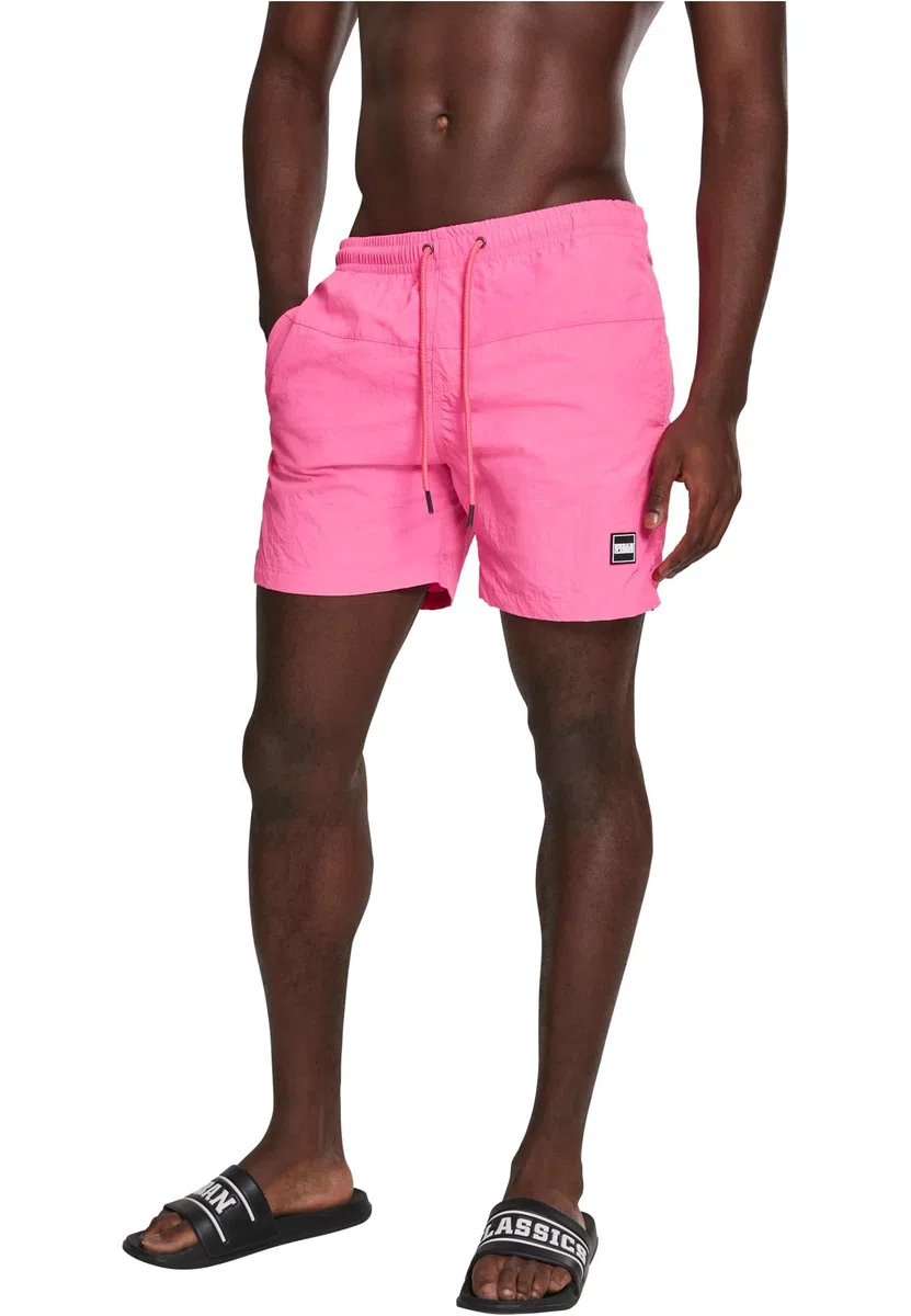 Urban Classics Block Swim Shorts Männer Badeshort schwarz Activewear, Basics, Sport, Streetwear