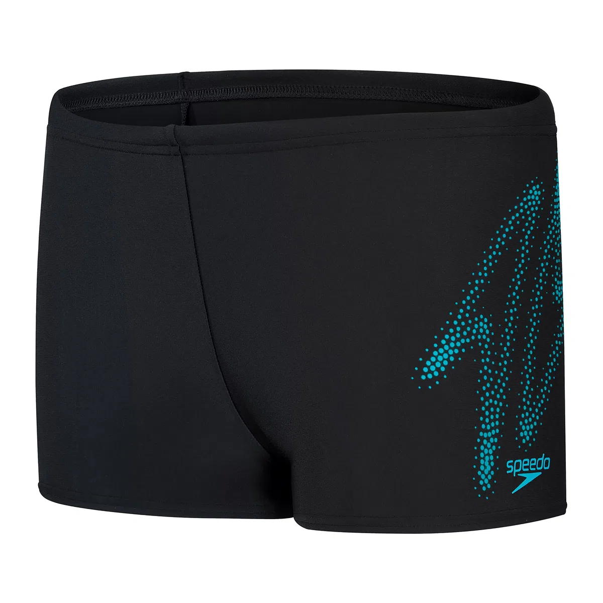 Speedo Jungen Hyper Boom Placement I Aquashort, Schwarz/Bolt, 9-10 Jahre