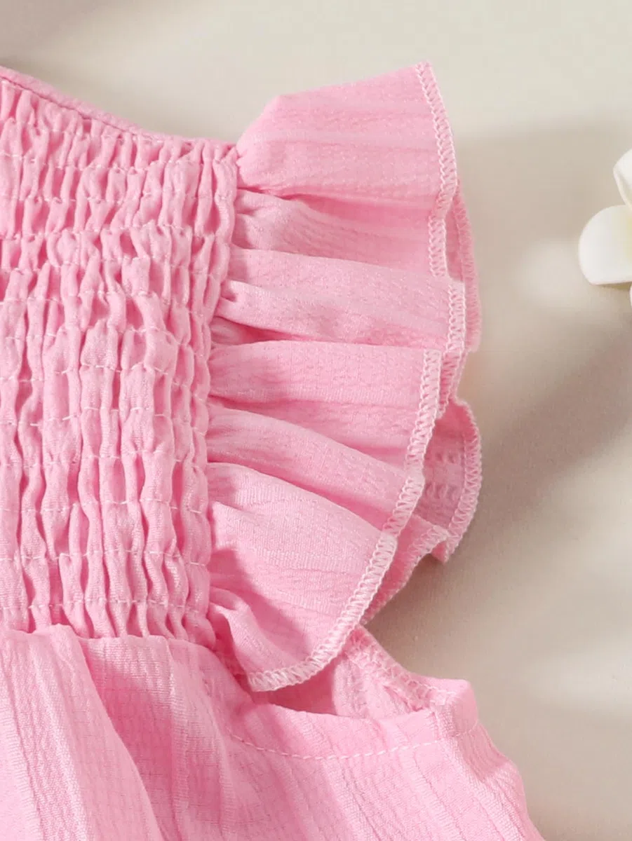 Kleinkind Baby Mädchen Kleidung Blumen Rüschen T-Shirts Tops Shorts Süße Sommer Kleidung Sets