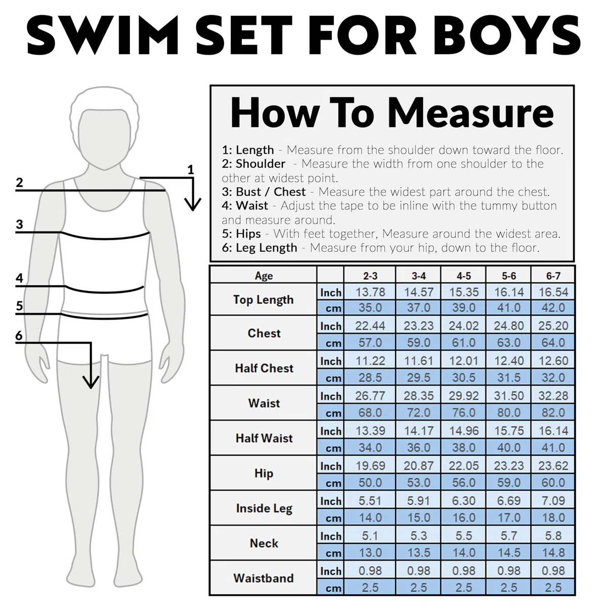 Get Trend Badeanzug Kinder Kostüm 2 Teiliges Set mit Badehose Jungen Badeshorts und Schwimmshirt für Strand Urlaub und Schwimmen