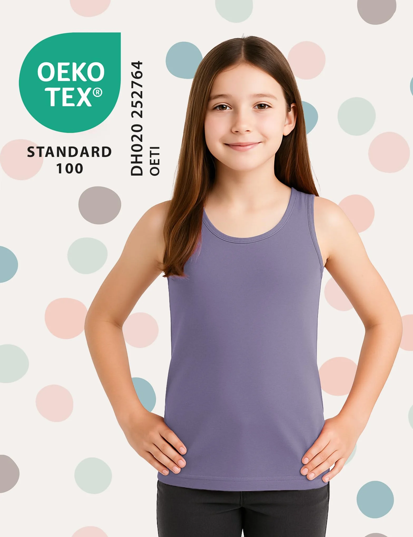 ALPIDEX Mädchen Unterhemd 5er Set 100% Baumwolle Basic Tank Top Trägertop Bequeme Achselhemden Ärmellose Kinder Unterhemden
