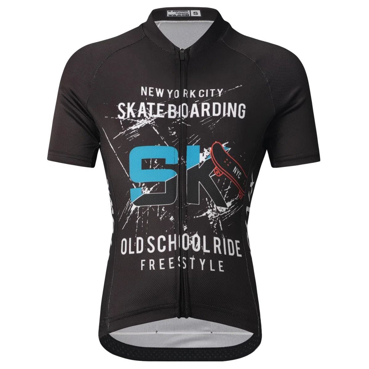 Kinder Jungen Mädchen Fahrrad Trikot Set Kurzarm Radtrikot Radhose mit Sitzpolster Mountainbike Radsport-bekleidung