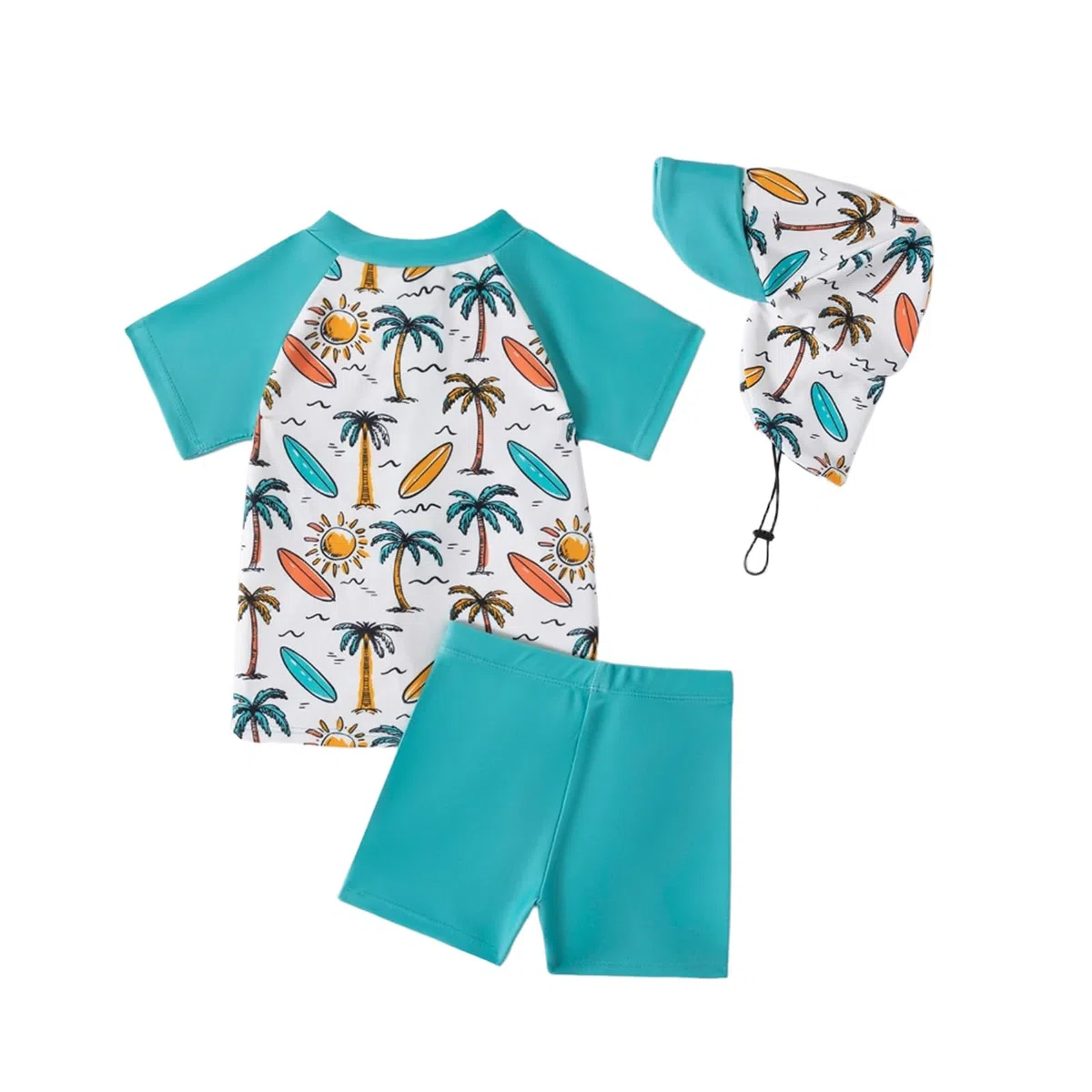 Kinder Jungen Badeanzug Bademode Jungen Uv-Schutz Bade-Set Dinosaurier Badeshorts Badebekleidung