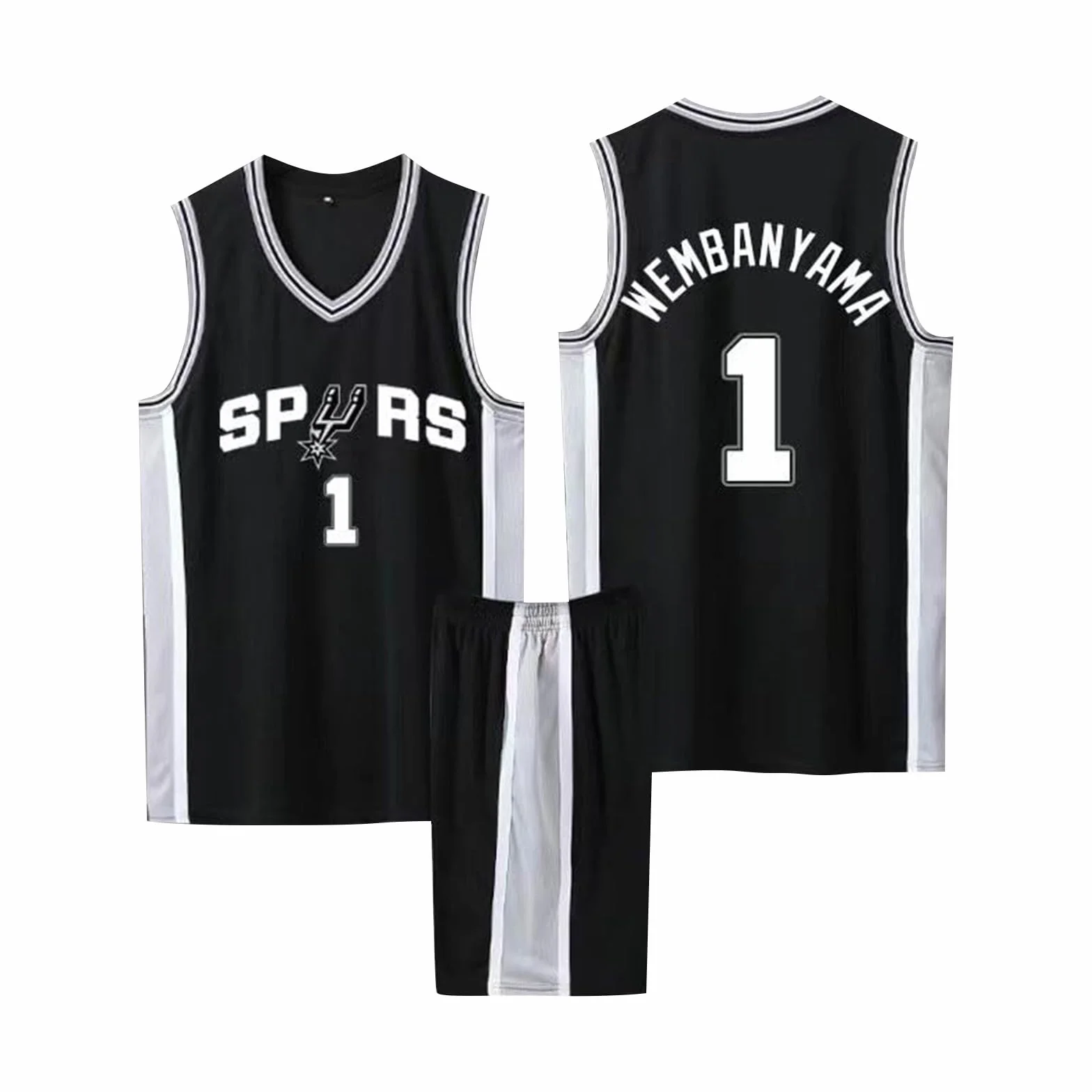 2-Teiliges Basketball Sportbekleidung für Kinder und Erwachsene - Trikot Weste + Shorts Set