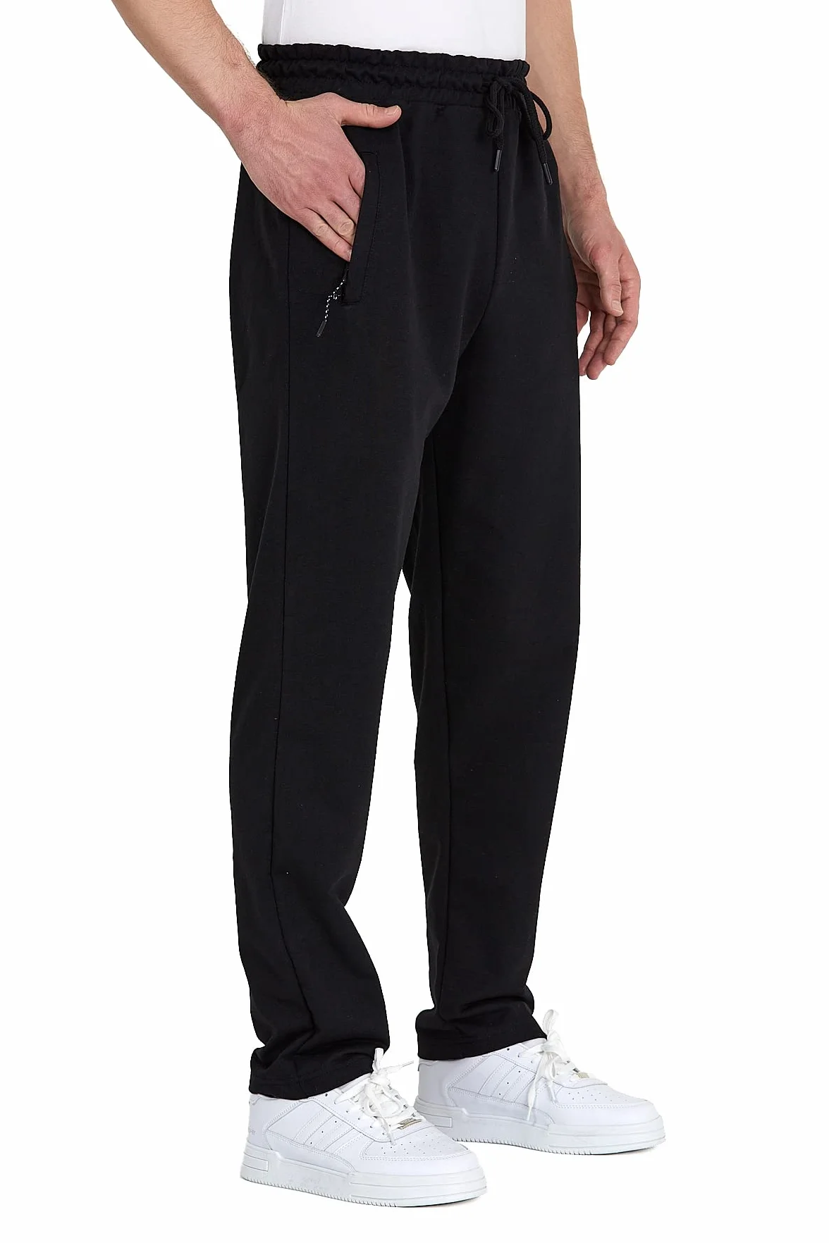COMEOR Jogginghose Herren mit Reißverschlusstaschen Baumwolle Trainingshose - Sporthose Jogginghosen Männer Jogger | Jungen Freizeithose