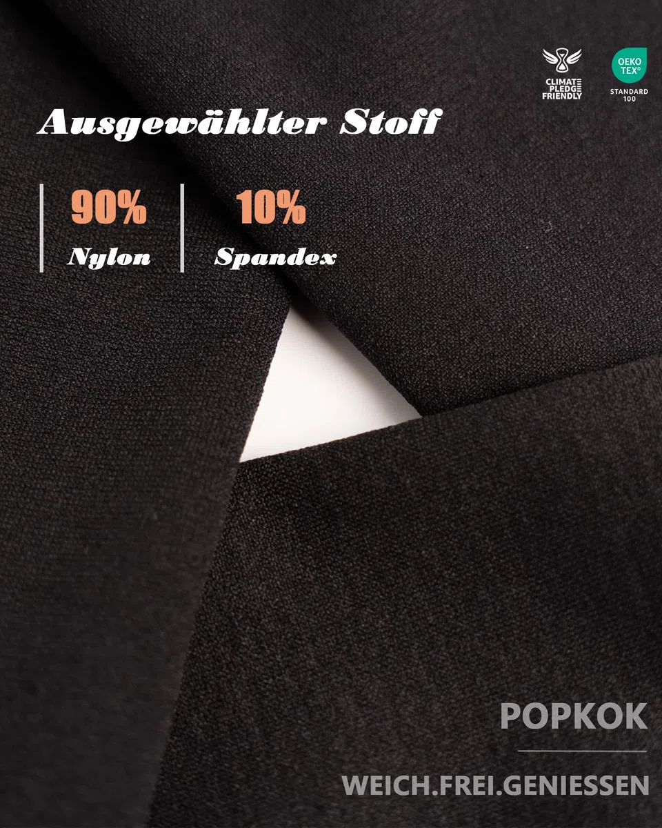 POPKOK Radlerhose Damen Kurz für Kleid Anti Scheuern Unterhosen Slip Shorts 3er-Pack